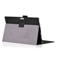 Кожаный чехол-подставка Exact Leather Folio Case Black для Microsoft Surface Pro 3 (черный)