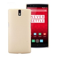 Чехол Nillkin Super Frosted Shield OnePlus One Case - Gold (Золотой)