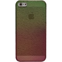 Накладка на iPhone 5 Капельки Фиолетовые