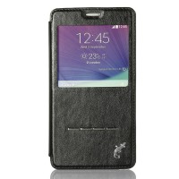 Чехол G-Case Slim Premium для Samsung Galaxy Note 4 (+2 защитные пленки в комплекте) Black (Черный)