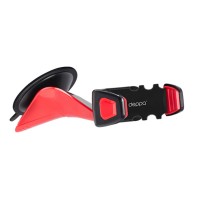 Автомобильный держатель Deppa Crab Slim для смартфонов 3.5''-6'' (Красный)