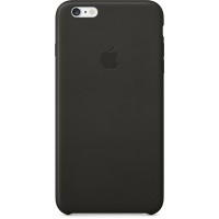Кожаный чехол для iPhone 6 Plus Black (Черный)