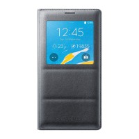 Оригинальный чехол Samsung S Viev для Samsung Galaxy Note 4 - EF-CN910BCEGRU Black (Черный)
