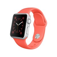 Apple Watch Sport 38mm Silver Aluminum Case with Blue Sport Pink (Розовые)