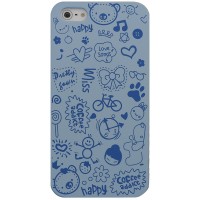 Накладка на iPhone 5 MISS Голубая