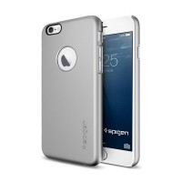 Чехол Spigen Thin Fit A для iPhone 6/6S Satin Silver (Серебристый)