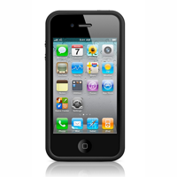 Бампер для iPhone 4S черный (Bumpers Black)