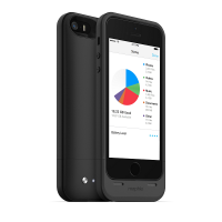 Чехол-аккумулятор со встроенной памятью Mophie Space pack 32 Гб для iPhone 5/5S (Черный)  