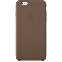 Кожаный чехол Leather Case (MGQR2ZM/A) для iPhone 6 Plus/6S Plus Olive Brown