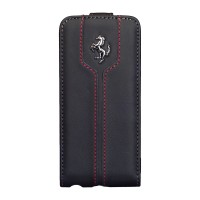 Чехол Ferrari Montecarlo Flip для iPhone 6/6S Black (Черный) 