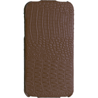 BOROFONE Crocodile leather case Brown 4/4s
