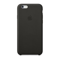 Кожаный чехол Apple iPhone 6 Leather Case (MGR62ZM/A) для iPhone 6/6S Black (Черный)