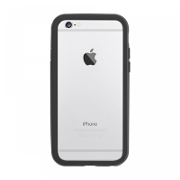 Пластиковый защитный бампер Ozaki O!coat ShockBand для iPhone 6/6S Black (Черный)