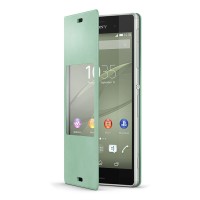 Чехол Sony SCR24 Style Up Cove для Sony Xperia Z3 (Silver Green) 
