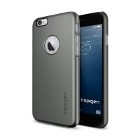 Чехол Spigen Thin Fit A для iPhone 6/6S Gunmetal (Серый)