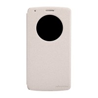 Чехол-накладка Nillkin Sparkle leather case для LG G3 Golden (Золотой)