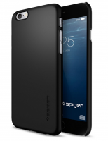 Чехол Spigen Thin Fit Series (SF Coated) для iPhone 6/6S Black (Черный)