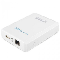 Внешний аккумулятор  Yoobao Mytour Power Bank + Wi-Fi модуль YB-658 10400mAh (Белый) 
