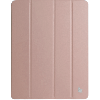 JisonCase Smart Leather Case Pink