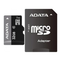 Карта памяти ADATA Premier microSDHC 32 Gb class 10 + SD адаптер 