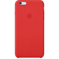 Кожаный чехол Leather Case (MGQY2ZM/A) для iPhone 6 Plus/6S Plus Red (Красный)