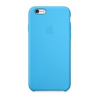 Силиконовый чехол для iPhone 6 Blue (Голубой)