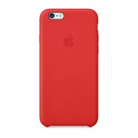 Кожаный чехол для iPhone 6 Red (Красный)