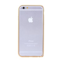 Металлический бампер Ainy QC-A001L для iPhone 6/6S Gold (Золотой)