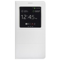 Чехол-книжка Smartbuy Backbook White для Samsung Note 4  (Белый) 