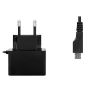 Сетевое зарядное устройство Ainy EA-032A Micro USB + USB (2000Mah) черное