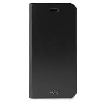 Кожаный чехол Puro для iPhone 6 Plus Eco-leather Cover Black (Черный)