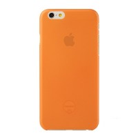 Ультратонкий чехол Ozaki O!coat 0.3 Jelly для iPhone 6/6S Orange (Оранжевый) OC555OG