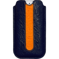 Чехол iCarer Straight Ostrich Series для iPhone 5 Blue (Синий)
