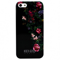 Чехол Kenzo Glossy Exotic для iPhone 5/5S (Черный)