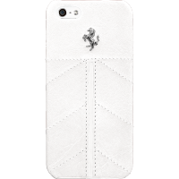 Накладка Ferrari California Hard Case Leather iPhone 5/5S White